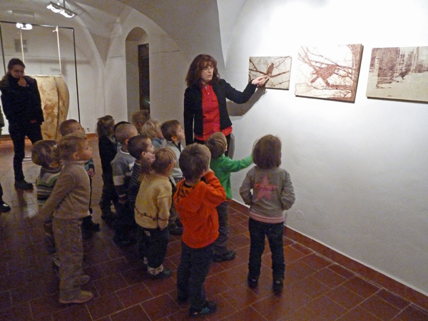 Kleine Persönlichkeiten im Raum "Mensch+Natur"