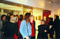 Besucher bei der Finissage